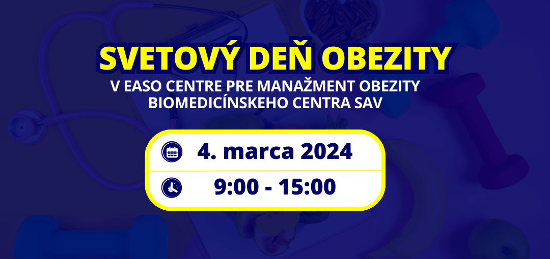 Pozvánka na Svetový deň obezity v BMC SAV